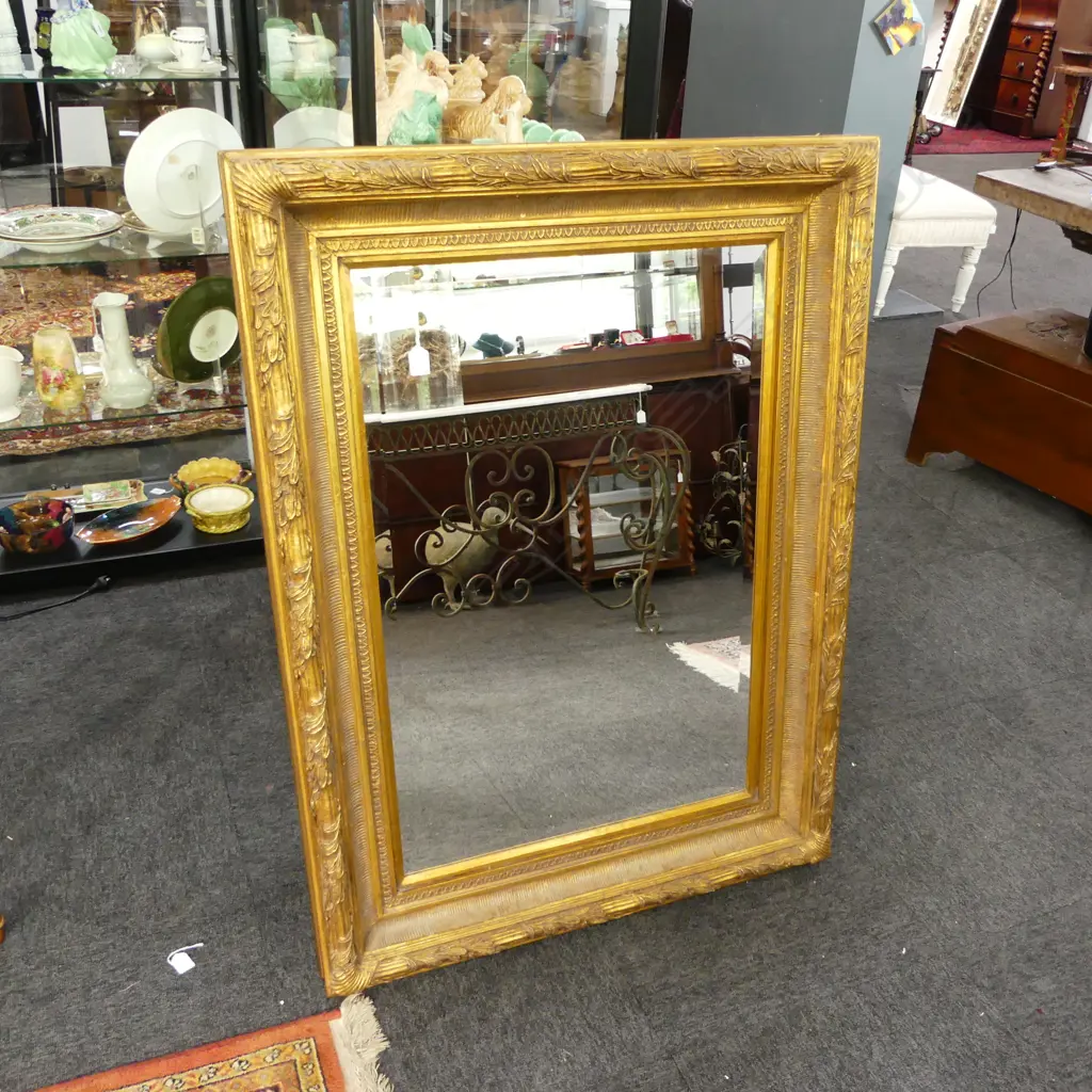 MIRROR, GOLD FRAME 870x1170mm Image 1++