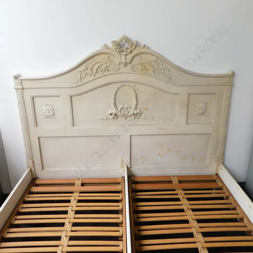 VINTAGE FRENCH BED FRAME 1880x2050x1550mm Image 1++