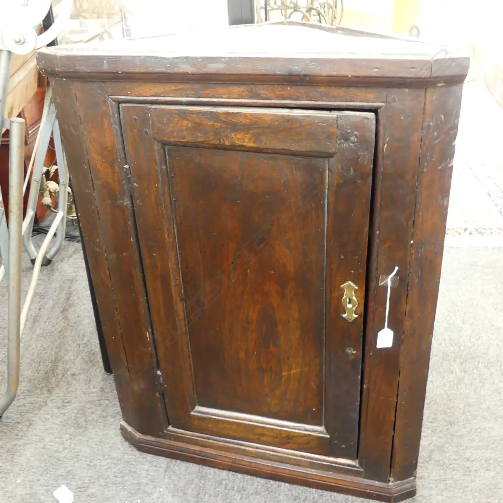 MAHOGANNY CORNER CABINET 620x350x830mm Image 1++