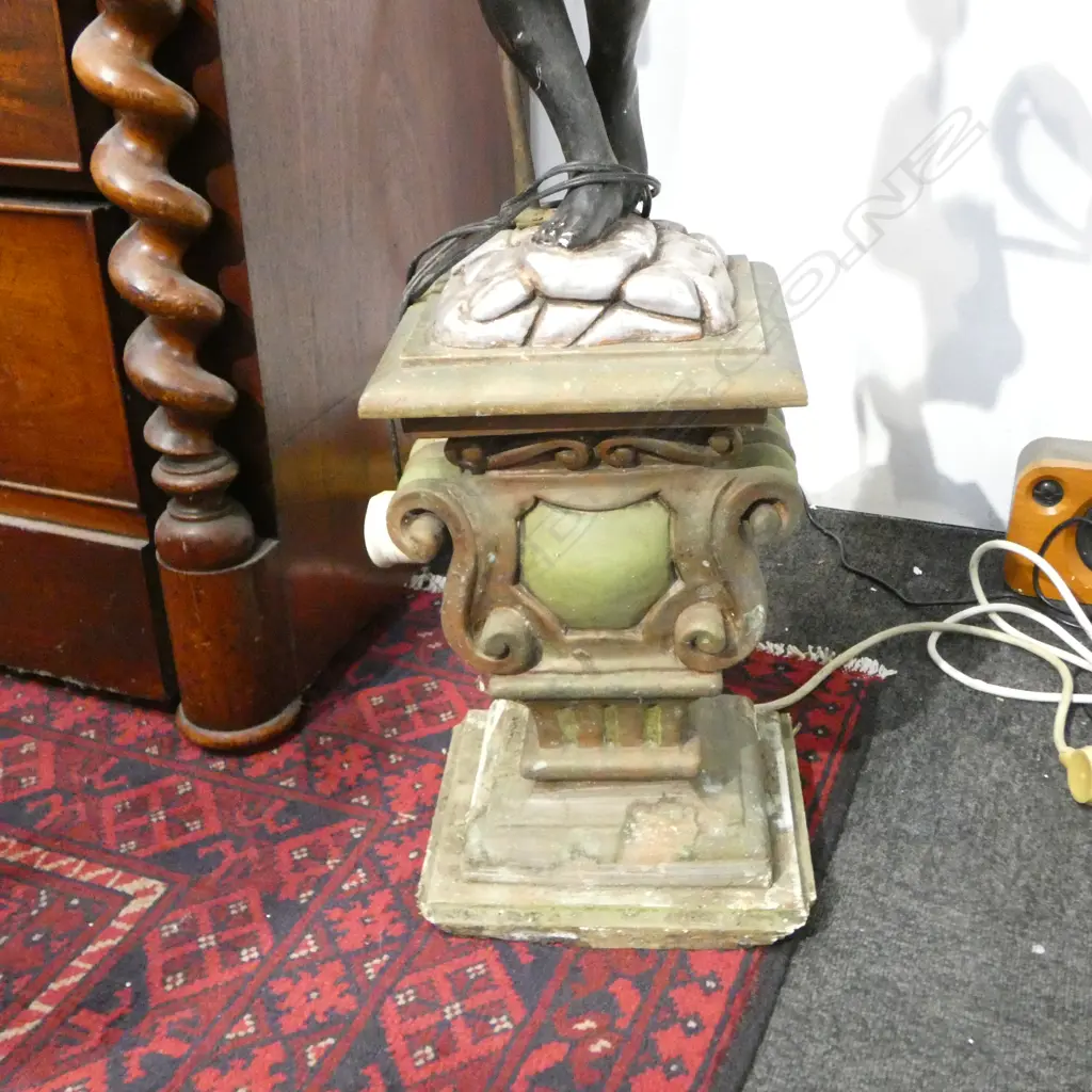 VINTAGE BLACKAMOORE FLOOR LAMP H.1500mm  (REQUIRES REWIRING) Image 1++