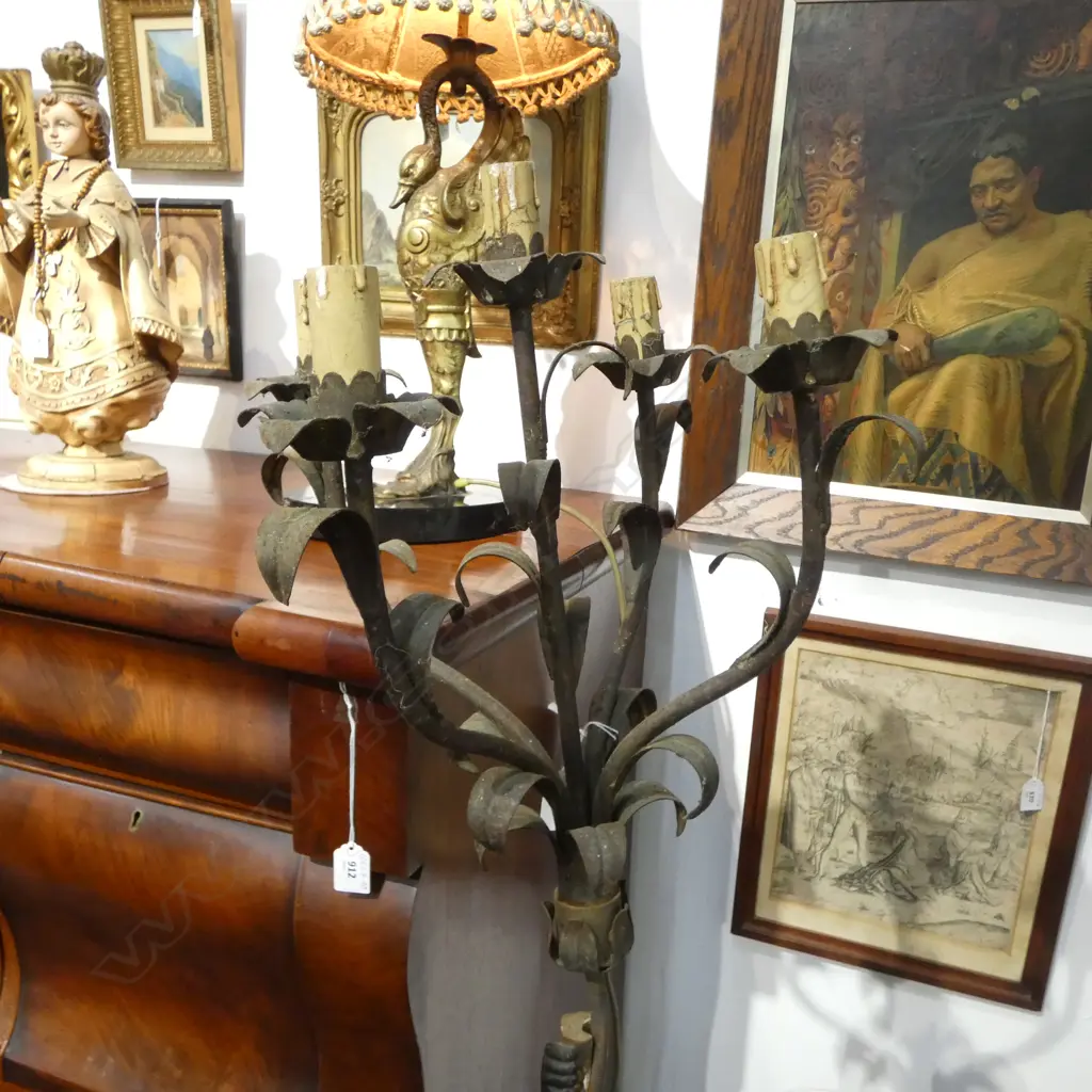 VINTAGE BLACKAMOORE FLOOR LAMP H.1500mm  (REQUIRES REWIRING) Image 1++