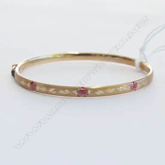 14CT CHILDS BANGLE 4.2 GM