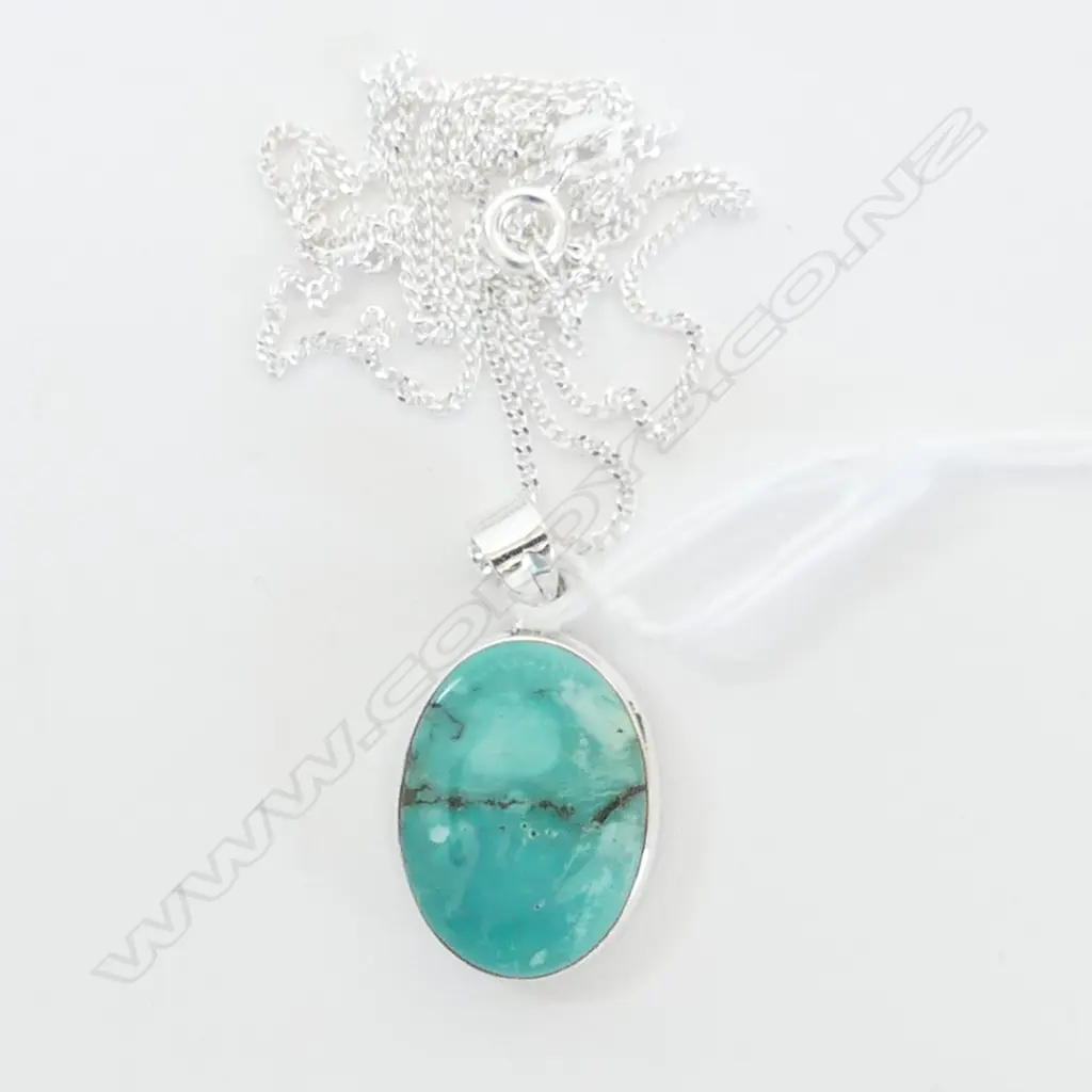 STG & ARIZONA TURQUOISE PENDANT WITH CHAIN Image 1++