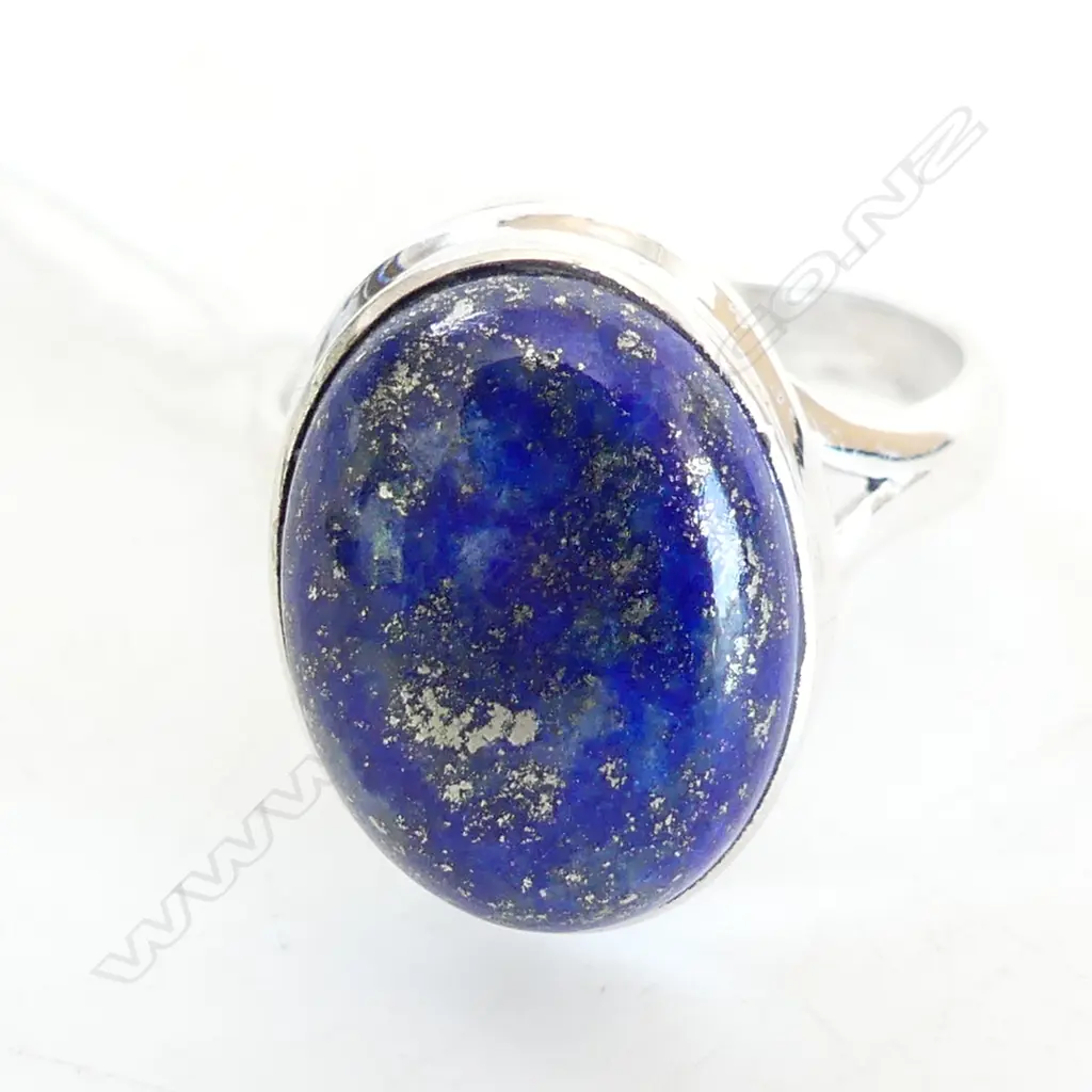 STG & LAPIS RING  SIZE Q Image 1++