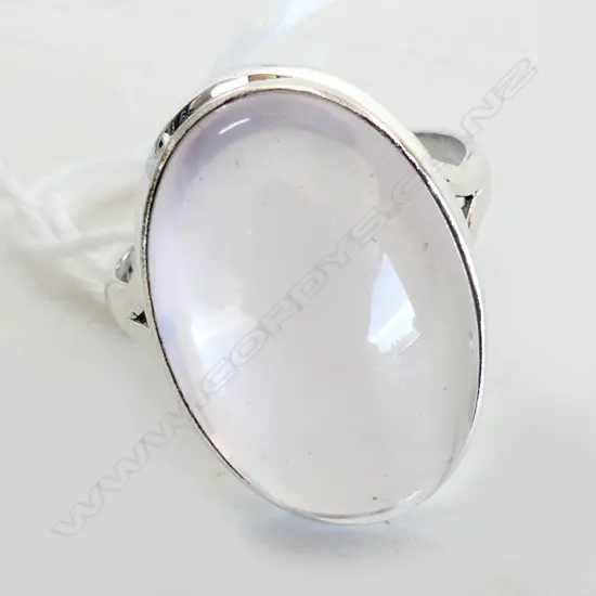 STG & ROSE QUARTZ RING