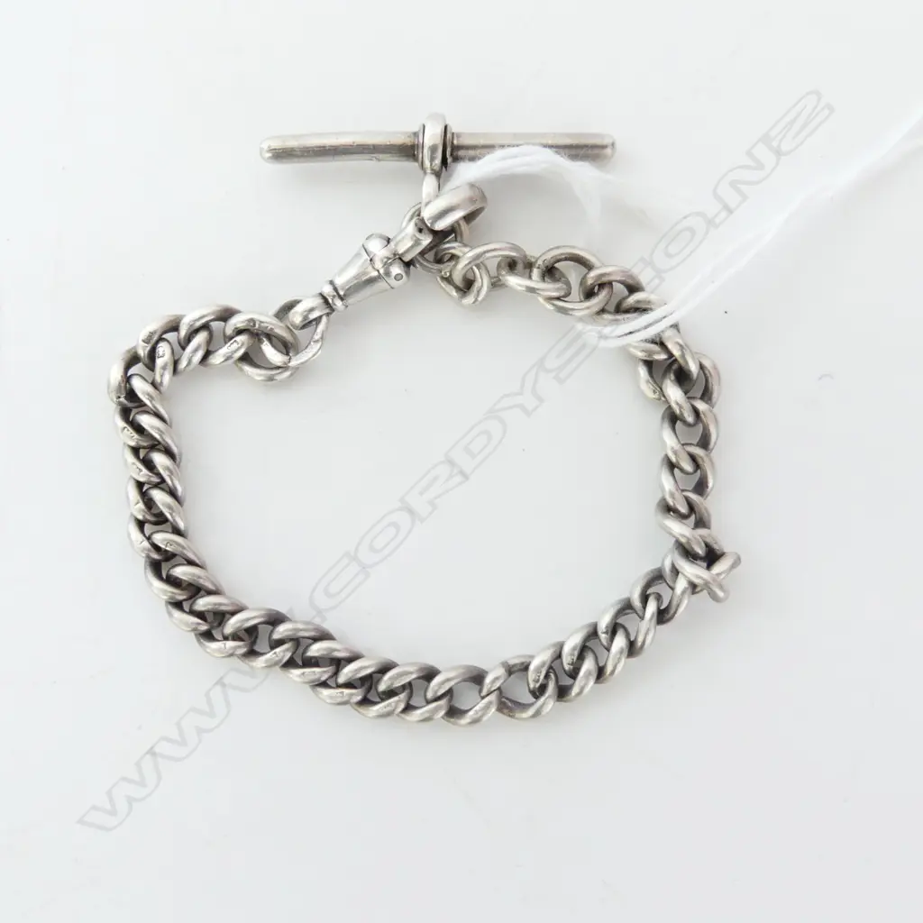 STG SILVER FOB BRACELET L.200mm 19 GM Image 1++