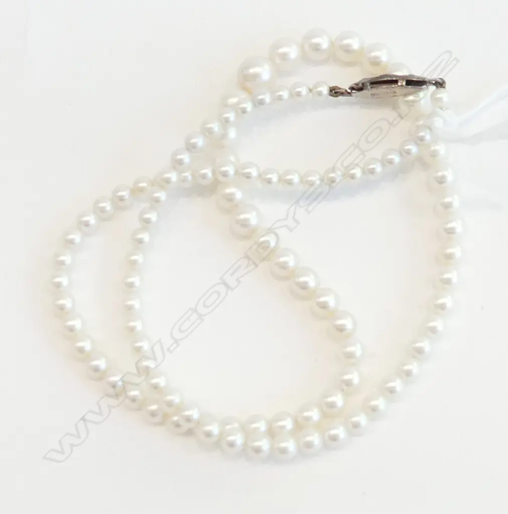 STRING OF CULTURED PEARLS Image 1++
