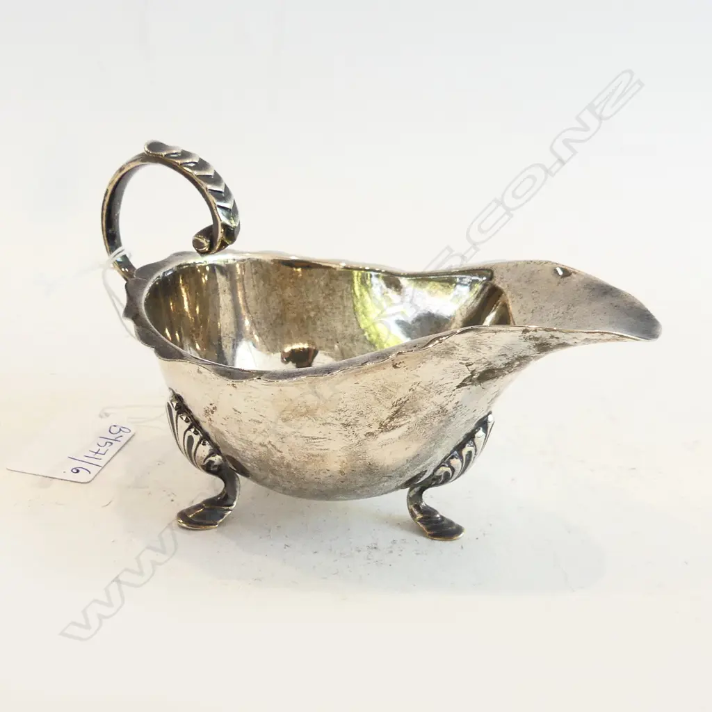STG SILVER CREAM JUG B'HAM 1919 116 GM Image 1++