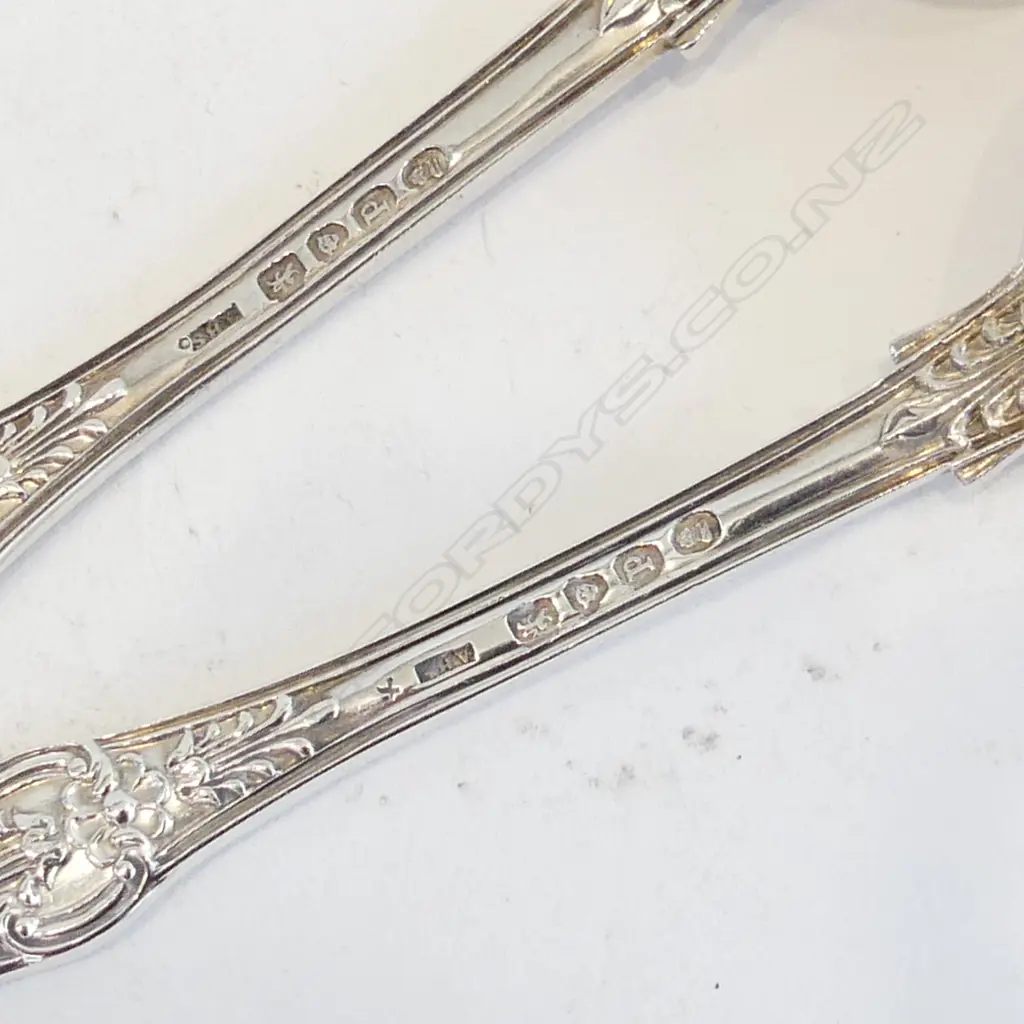 6 GEORGIAN STG SILVER DESSERT SPOONS 410 GRAMS LONDON 1830 MAKER A.B. SAVORY DOUBLE STRUCK HEAVY GAUGE L. 190MM Image 1++
