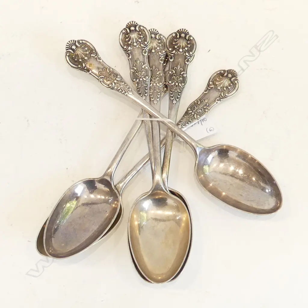 6 HEAVY EP KINGS PATTERN TABLE SPOONS Image 1++