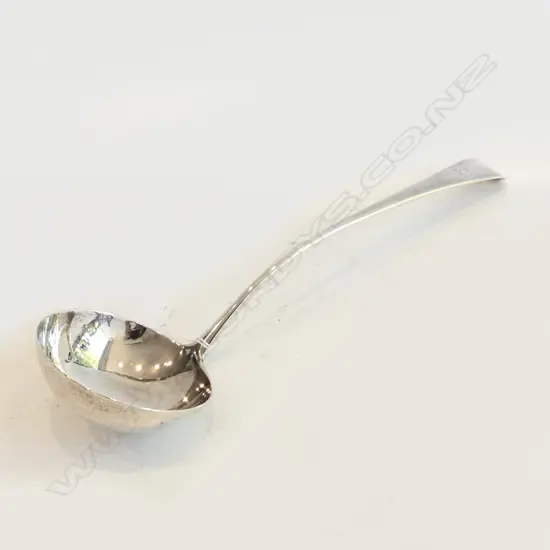 GEORGIAN STG SILVER LADLE, LONDON 1796 L.335mm 202 GM