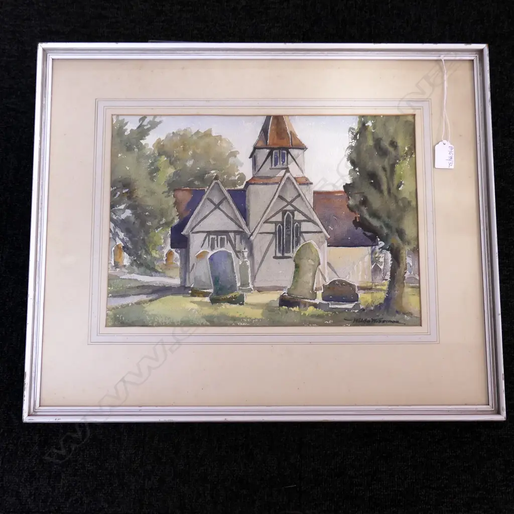 HILDA WISEMAN, 'ALL SAINTS CHURCH HOWICK, WC, 270x390mm Image 1++