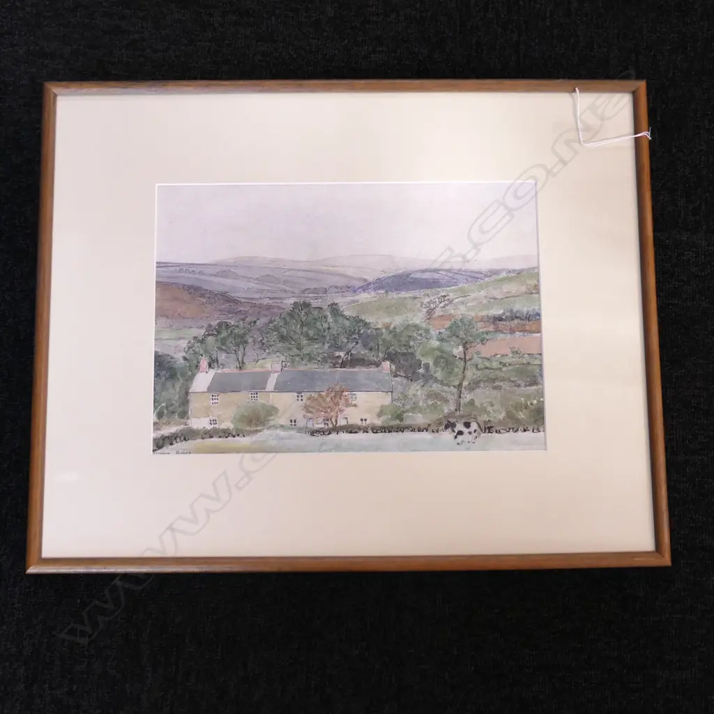 ARTIST UNKNOWN, ENGLISH LANDSCAPE WC 235x335mm Image 1++