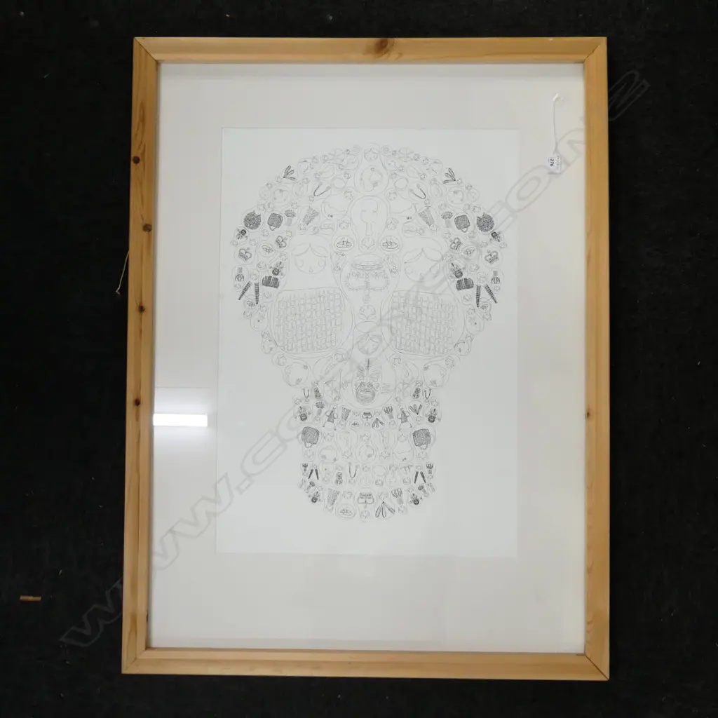 PENNY STOTTER SCREENPRINT UNSIGNED SOME FOXXING 685 X 480MM Image 1++