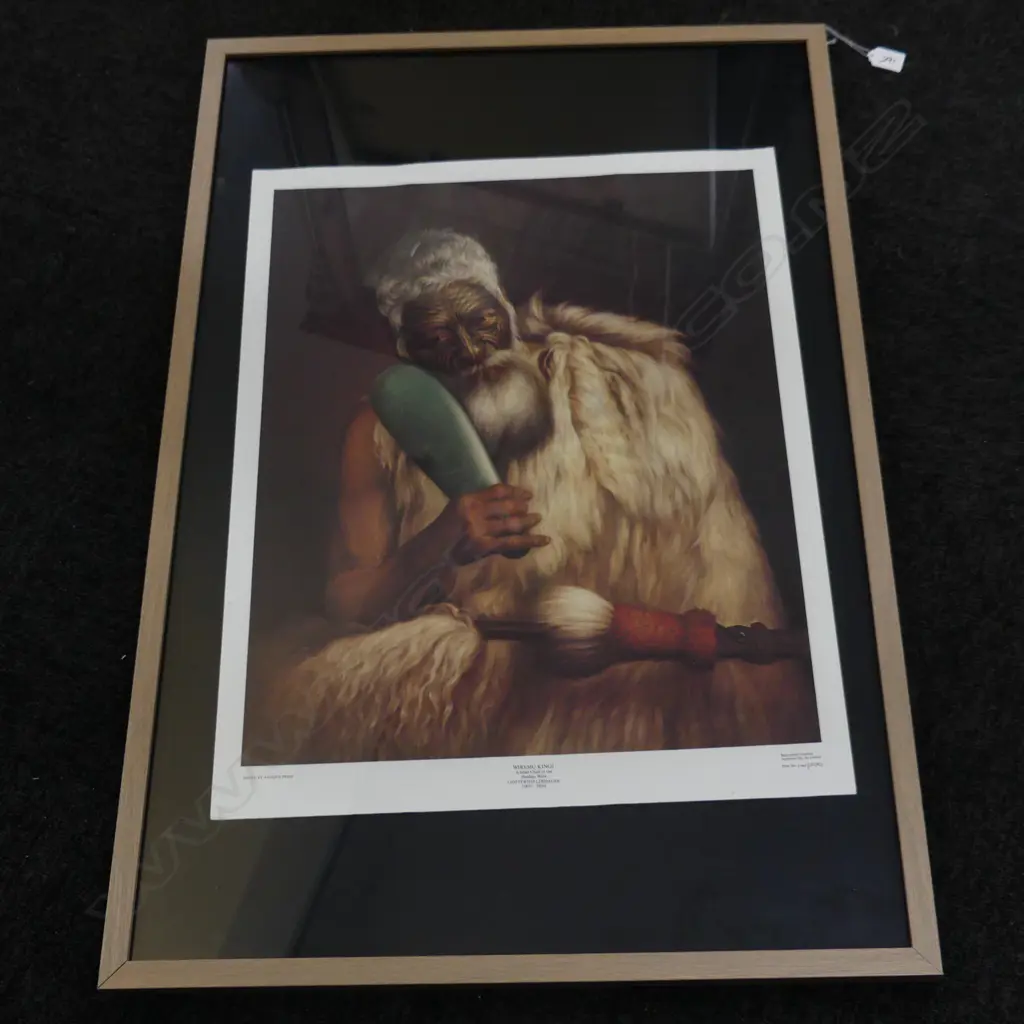 3 LG LINDAUER PRINTS; ANTIQUE PRESS ED. OF 500, PERA TUTUKO, WIREMU KINGI, PATUONE 640x510mm  Image 1++