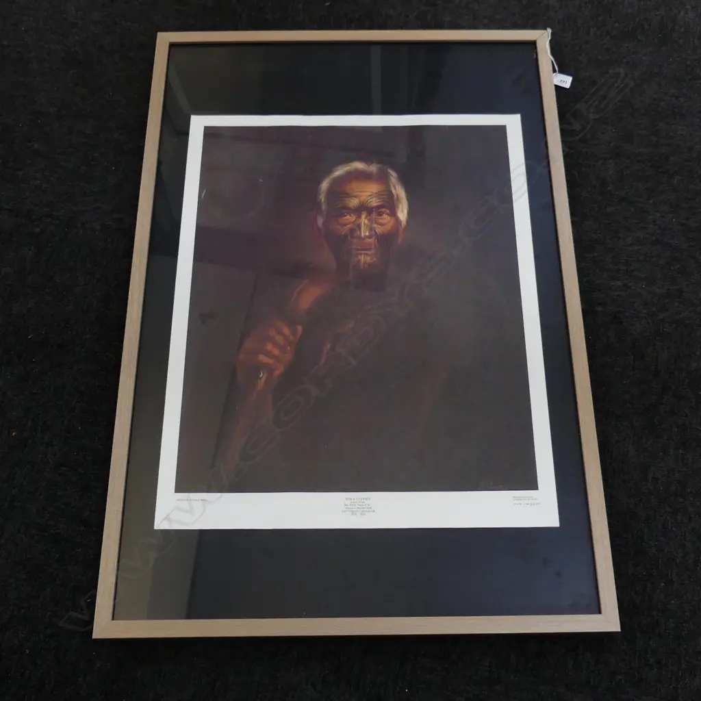 3 LG LINDAUER PRINTS; ANTIQUE PRESS ED. OF 500, PERA TUTUKO, WIREMU KINGI, PATUONE 640x510mm  Image 1++