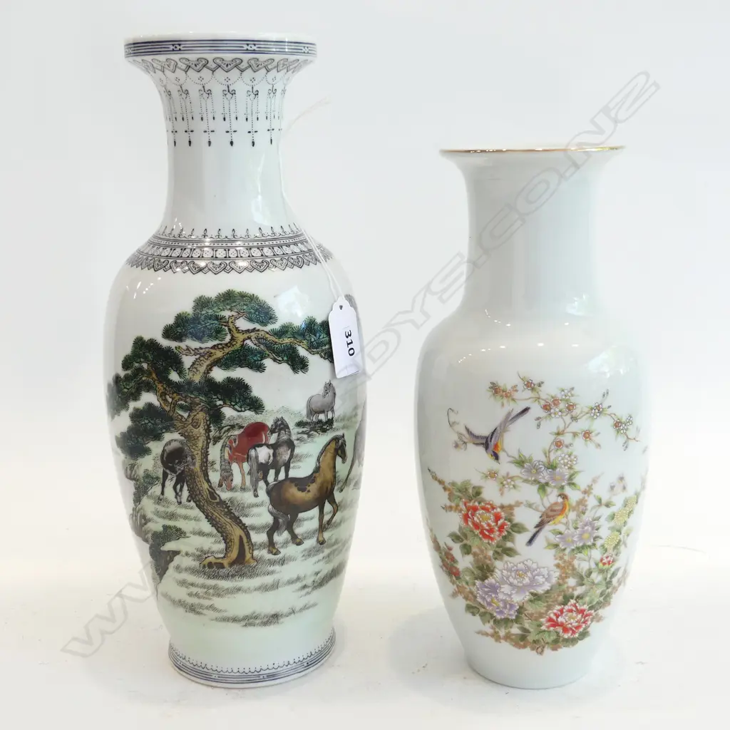 2 JAPANESE VASES H.310mm Image 1++