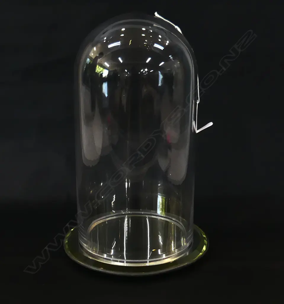 GLASS DOME & MIRROR BASE H.270mm/ 180mm dia Image 1++