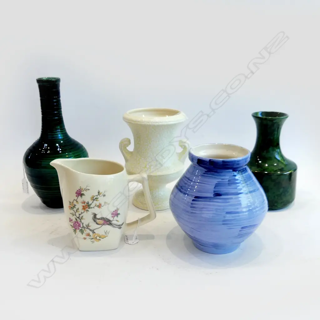 3 AQUILA STUDIO VASES TALLEST 290MM TITIAN VASE H210MM & TITIAN JUG H150MM Image 1++