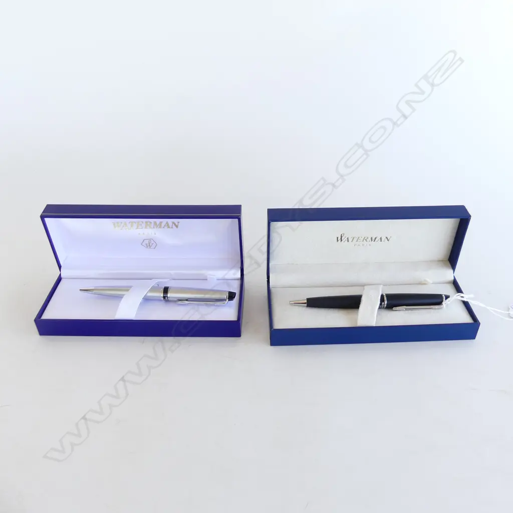 2 WATERMAN BALL POINT PENS, BOXED Image 1++