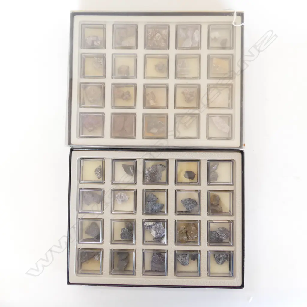 2 BOXES LABELED ROCK & CRYSTAL SAMPLES  Image 1++