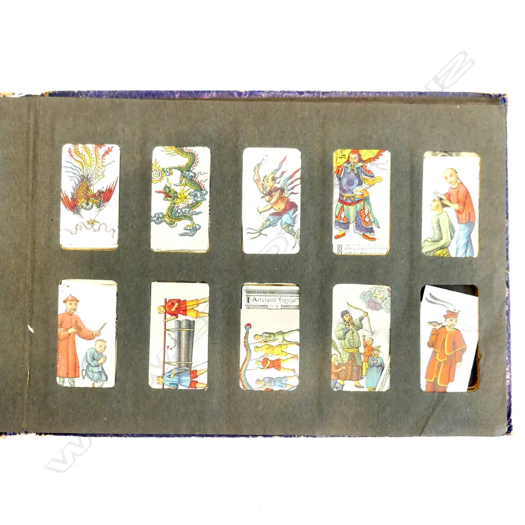 CIGARETTE CARD ALBUM NZ PHOTOGRAPHIC MAORI IN ROTORUA, MOTORCARS, ANCIENT CHINESE, BOY SCOUTS, CHILDREN OF THE WORLD ETC Image 1++