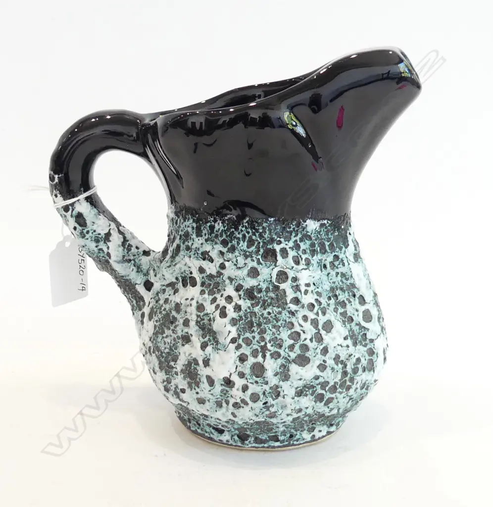 MID CENTURY ITALIAN SAN MARINO FAT LAVA JUG. H.190mm Image 1++