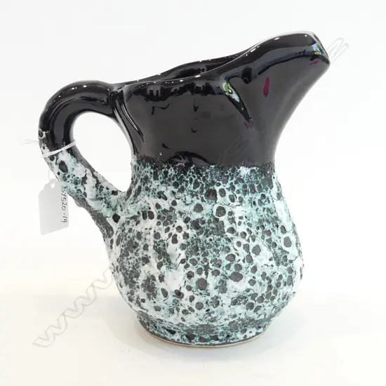 MID CENTURY ITALIAN SAN MARINO FAT LAVA JUG. H.190mm