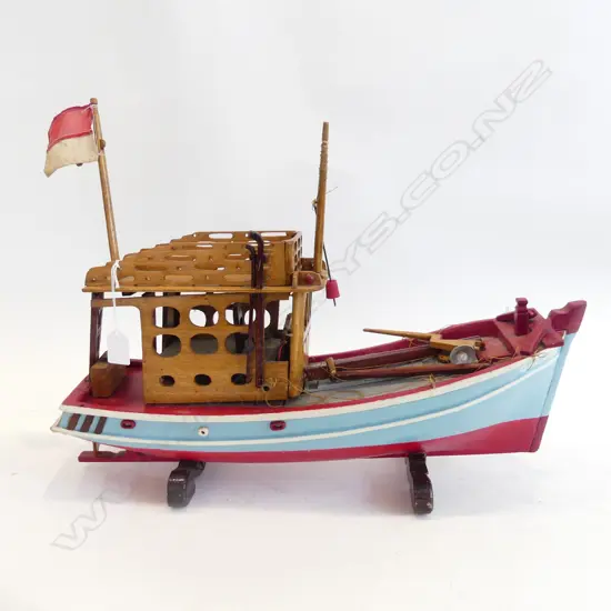 WOODEN BOAT L.570mm
