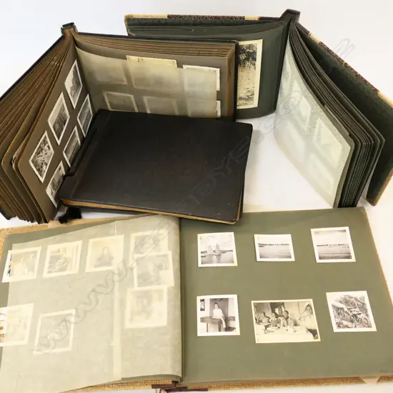 4 VINTAGE PHOTO ALBUMS - BRAZIL 1940s
