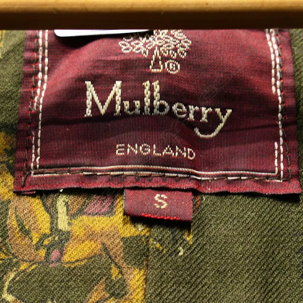 MULBERRY WOMANS OILSKIN JACKET SIZE S  Image 1++