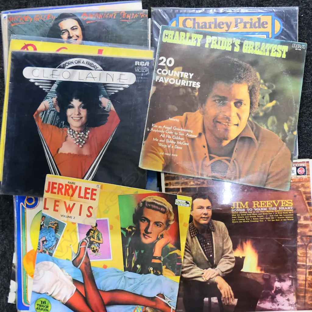 BOX LOT ASST. RECORDS Image 1++