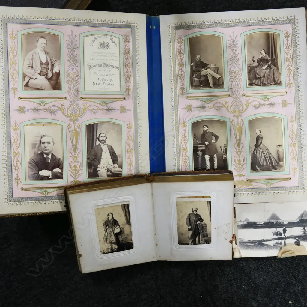 ASST ANTIQUE BOOKS VICT PHOTO ALBUMS ETC Image 1++