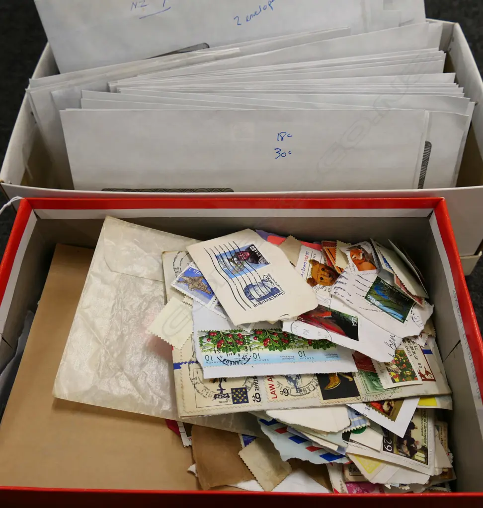 2 BOXES ASST. STAMPS Image 1++