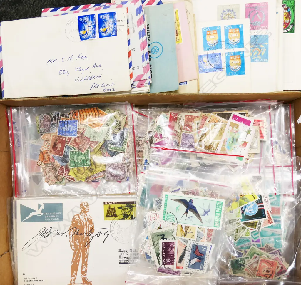 BOX ASST. STAMPS ETC Image 1++