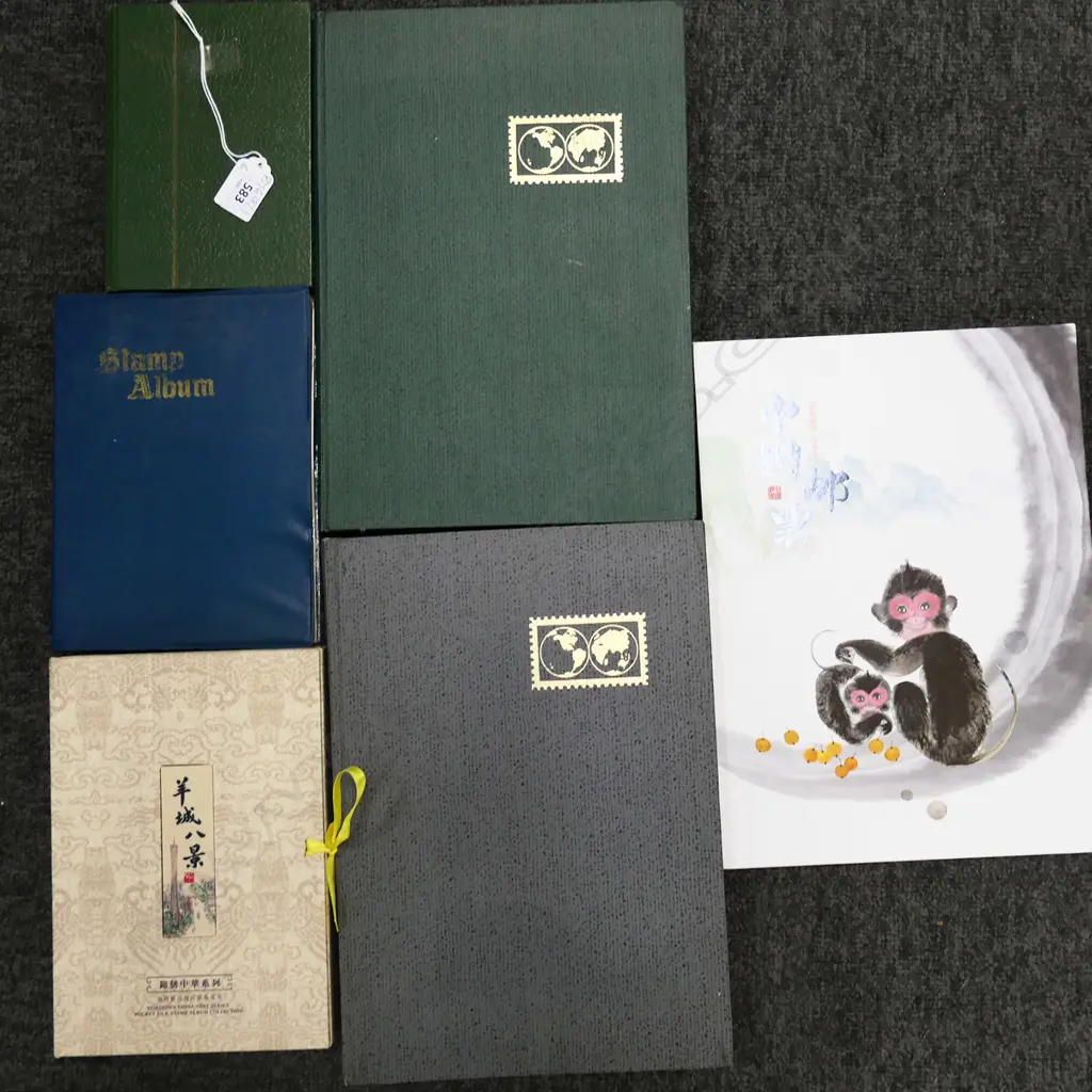 ASST. STAMP ALBUMS, CHINESE ETC Image 1++