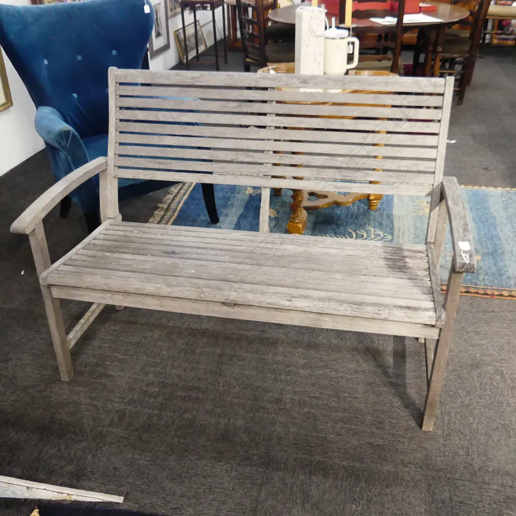 WOODEN GARDEN BENCH L.1250mm Image 1++