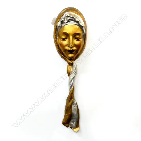 VINTAGE VENETIAN MASQUERADE MASK H  560 MM