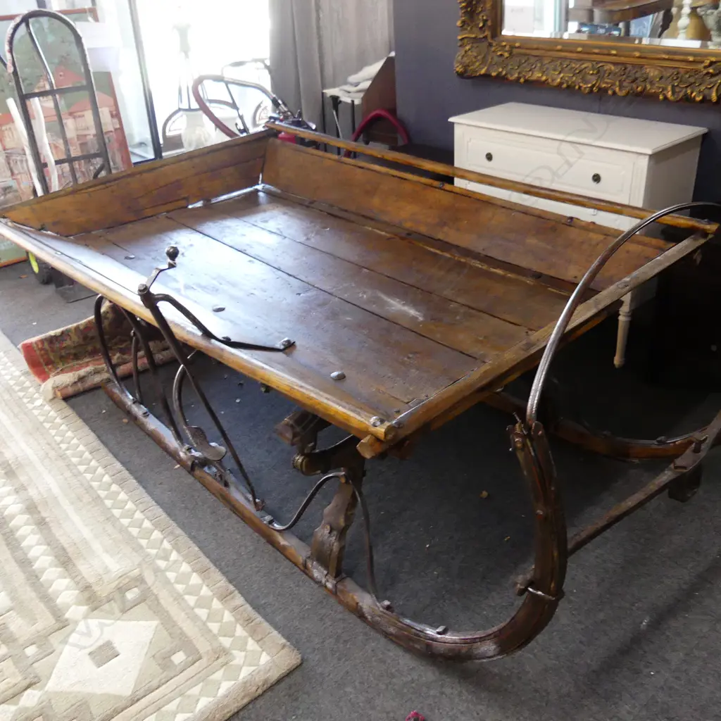 LG ANTIQUE NORWEGIAN SLEIGH 2250x1260x1000mm Image 1++