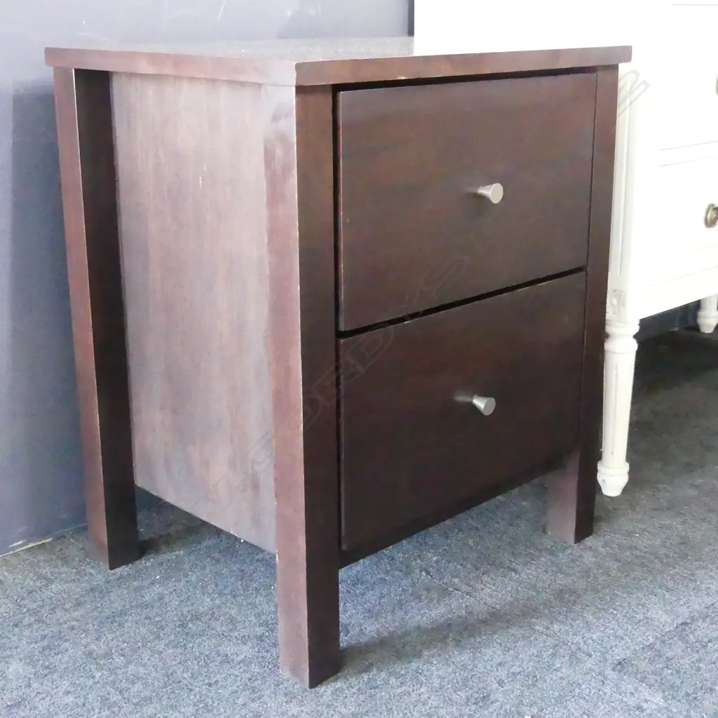 PR MODERN BEDSIDE TABLES 500x400x600mm Image 1++