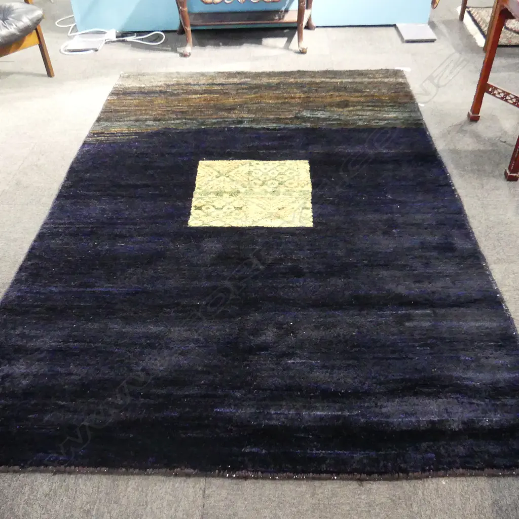 HUNDERTWASSER DESIGNED HAND-KNOTTED WOOL PILE GABBEH 2400x1650mm Image 1++