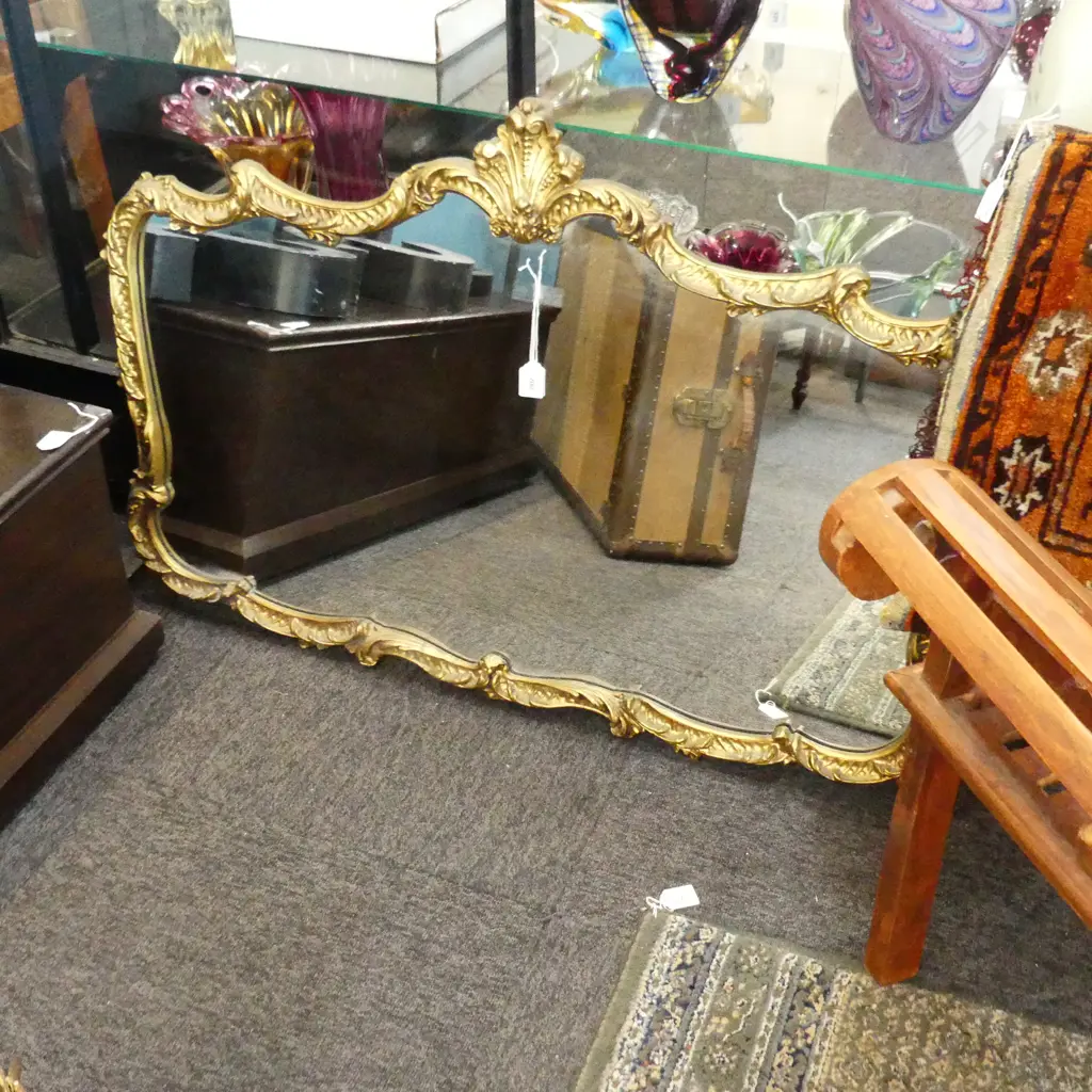 LG MIRROR; GILT RESIN FRAME 660x1020mm Image 1++