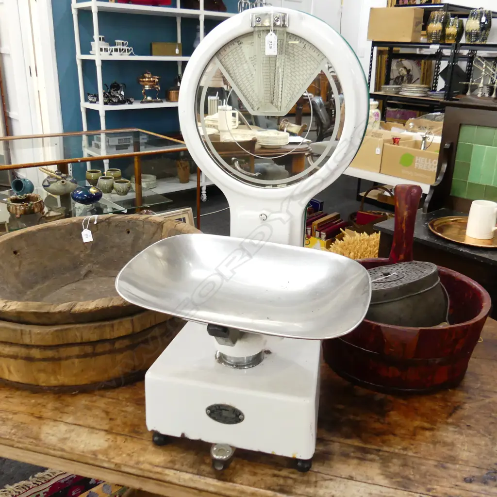 VINTAGE SHOP COUNTER WEIGHTS CHAS. W. BRECKNELL LTD H.750mm Image 1++