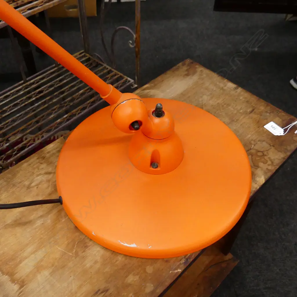 ORANGE JIELDE AJUSTABLE INDUSTRIAL STYLE 6 ARM LAMP Image 1++