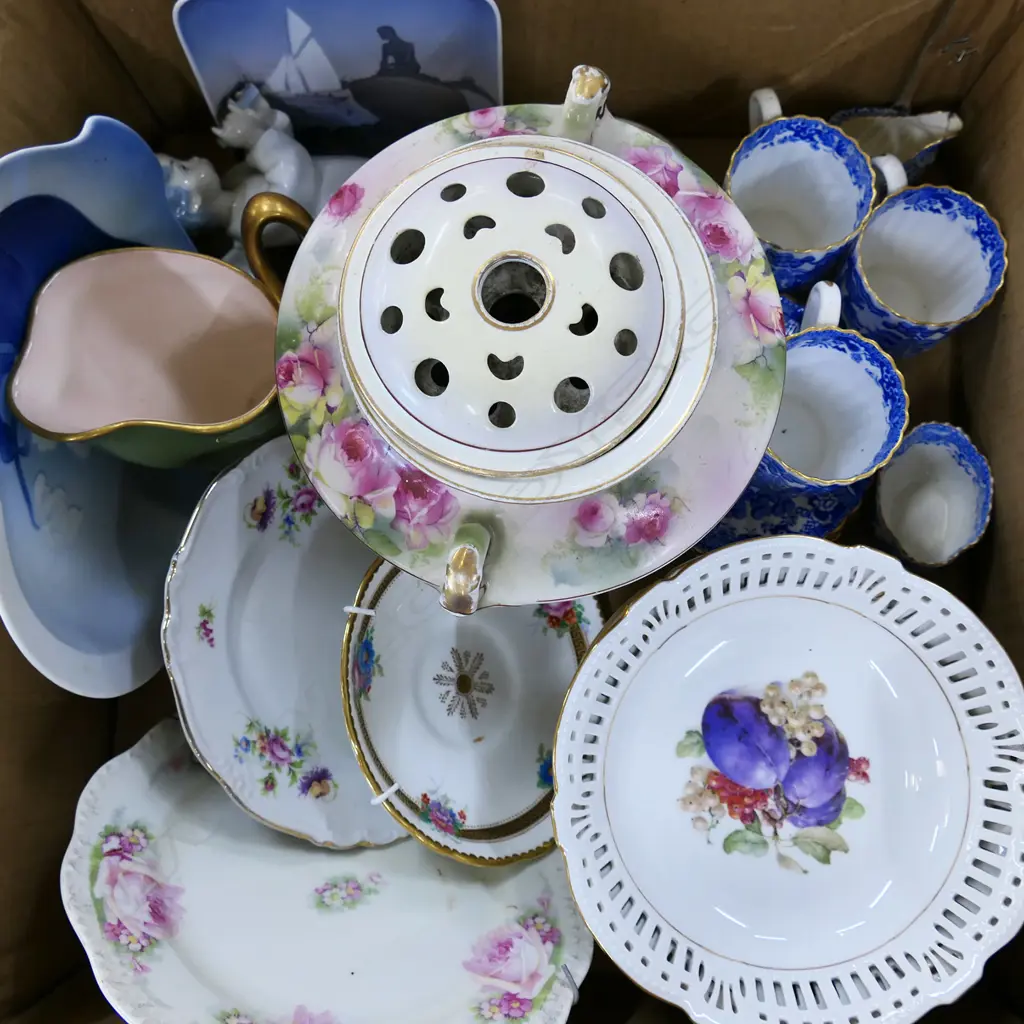 BOX LOT CONT & COLLECTABLE CHINA Image 1++