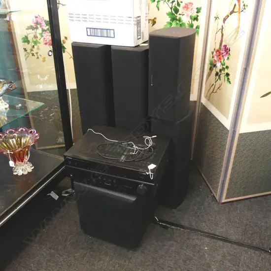 7 PCE SPEAKER SYSTEM: YAMAHA AV RX-V667 + 6 WHARFDALE SPEAKERS