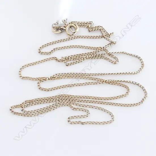 FINE 9CT GOLD NECK CHAIN L.660mm. 2.7gms