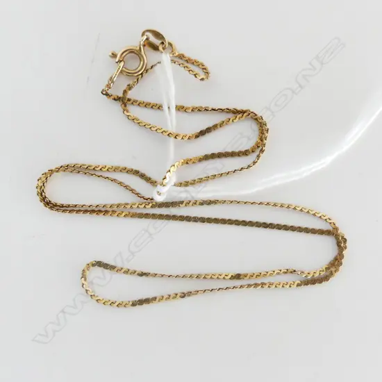 14CT NECKLACE 2.8 GM 47 CM