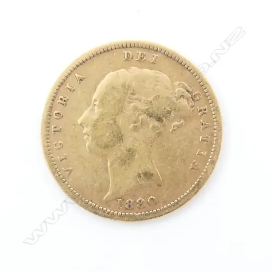 VICTORIA YOUNG HEAD HALF CROWN 3.8 GM