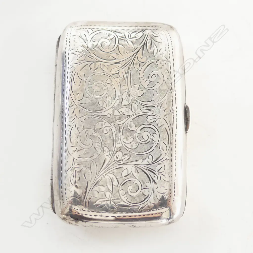 S/SILVER CIG CASE 94GRMS Image 1++